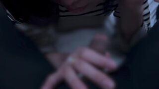 She gets her favorite cock deep throat oral ejaculation.