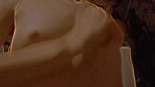 Slim teen want cum in mouth. Cartoon 3D